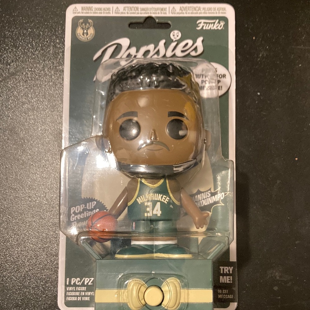 Funko POPsies NBA Milwaukee Bucks Giannis Antetokounmpo New in Package